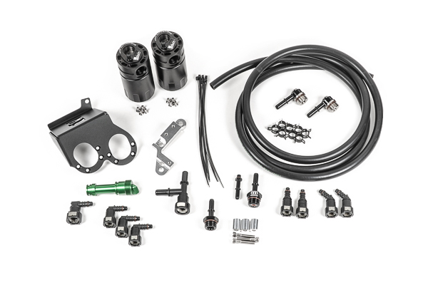 Radium Engineering — Radium Engineering 15-19 Corvette Z06 Dual Catch Can Kit Fluid Lock
CATCH CAN KIT - view 3